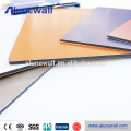 1220*2440 mm outdoor pvdf wood color plastic composite wall panels